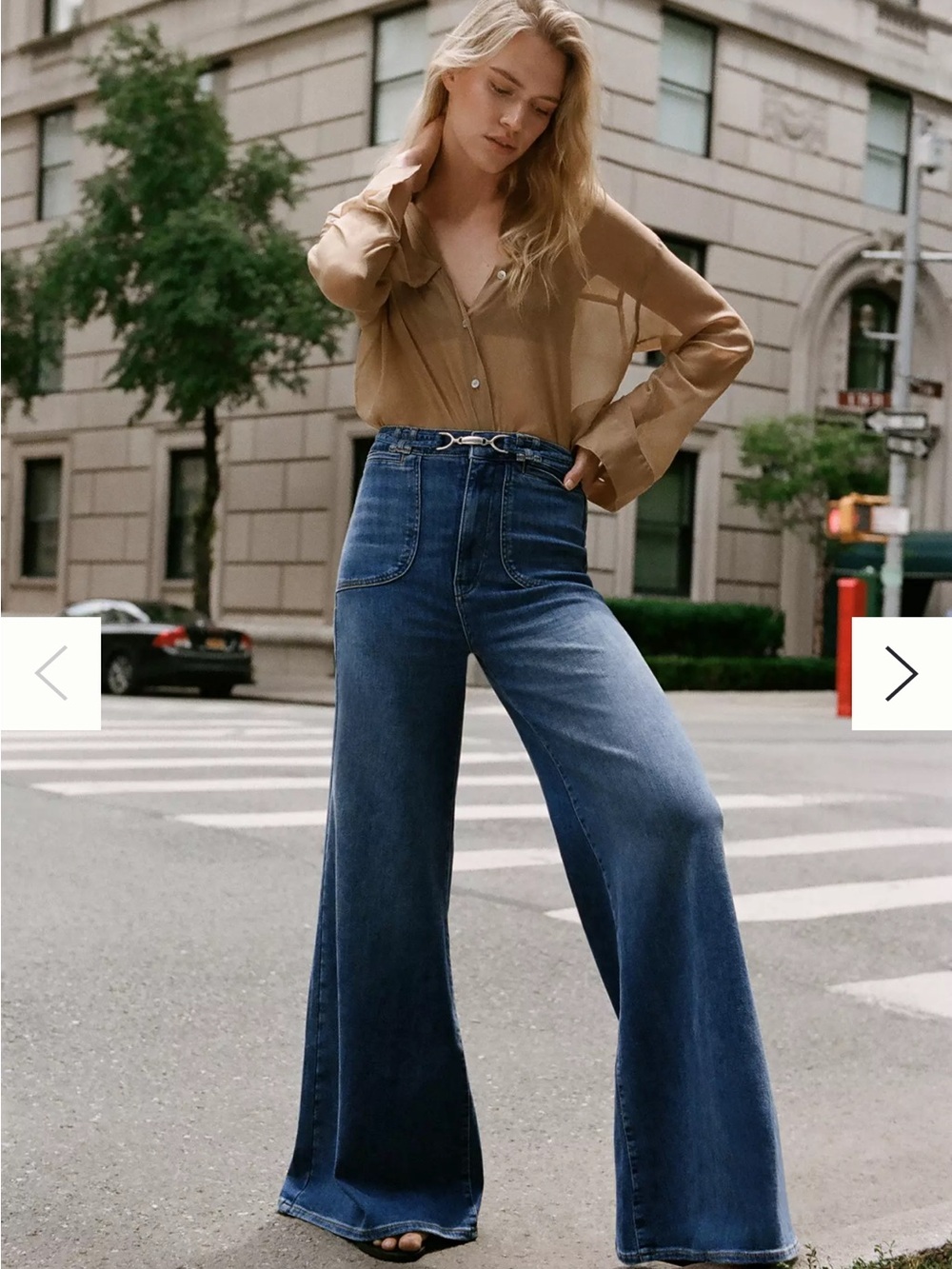 Anthropologie Pilcro Uptown High- Rise Wide Leg Jean